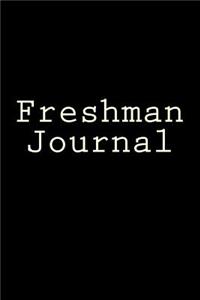 Freshman Journal