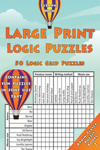 Large Print Logic Puzzles