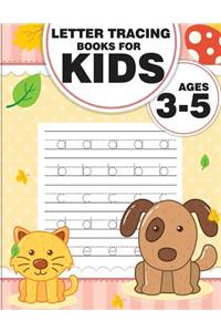 Letter Tracing Books for Kids ages 3-5