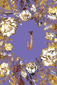 J Journal - Gold Purple