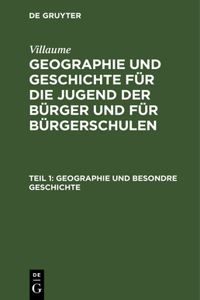 Geographie Und Besondre Geschichte