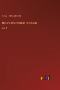 History of Civilization in England