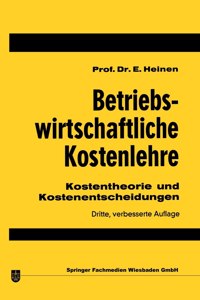 Betriebswirtschaftliche Kostenlehre