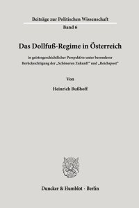 Das Dollfuss-Regime in Osterreich