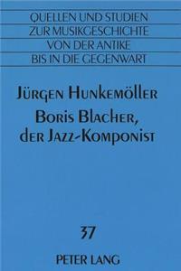 Boris Blacher, Der Jazz-Komponist