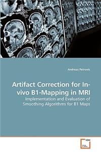 Artifact Correction for In-vivo B1-Mapping in MRI