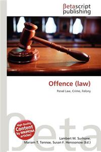 Offence (Law)