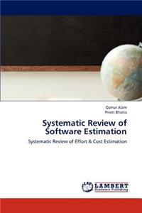 Systematic Review of Software Estimation