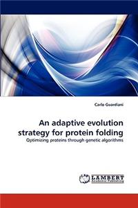 Adaptive Evolution Strategy for Protein Folding