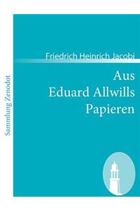 Aus Eduard Allwills Papieren
