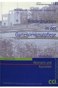 Rekonstruktion in Der Gartenpflege