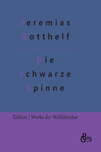schwarze Spinne