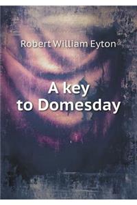 A key to Domesday
