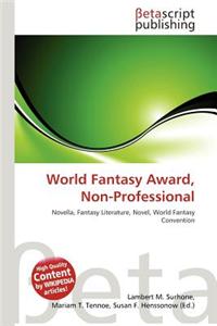 World Fantasy Award, Non-Professional