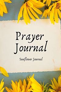 Prayer Journal Sunflower Journal