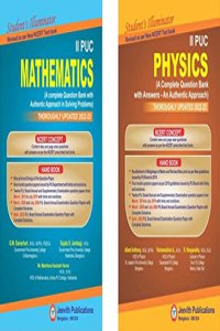 Jeevith 2nd PUC- P.M. [Set of 2 Books] [Jeevith Publications] [Student's Illuminator: A Complete Question Bank with Answers- An Authentic Approach]