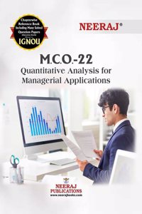 NEERAJ IGNOU M COM 2st SEMISTER Quantitative Analysis for Managerial Applications (MCO 22 )in ENGLISH Medium [Flexi bound]
