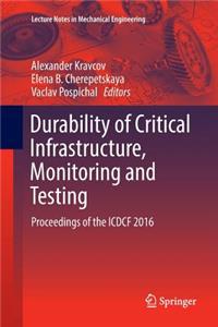 Durability of Critical Infrastructure, Monitoring and Testing