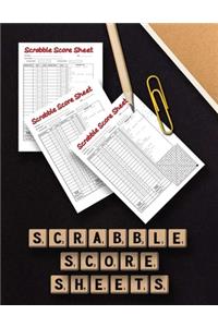 Scrabble Score Sheet