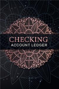 Checking account ledger