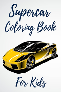 Supercar Coloring Book For Kids