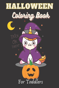 Halloween Coloring Book For Toddlers