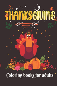 Thanksgiving Coloring Books For Adults