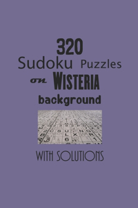 320 Sudoku Puzzles on Wisteria background with solutions