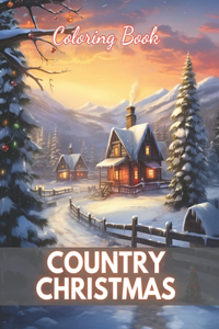 Country Christmas Coloring Book