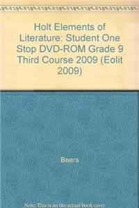 Holt Elements of Literature: Student One Stop DVD-ROM Third Course 2009
