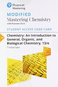 Modified Mastering Chemistry with Pearson Etext -- Standalone Access Card -- For Chemistry