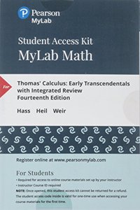 Mylab Math Plus Pearson Etext -- 24-Month Standalone Access Card -- For Thomas' Calculus