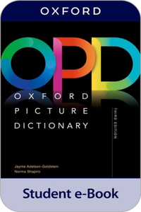 Oxford Picture Dictionary Third Edition: Interactive Student E-Book (Online Resource)