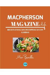 Macpherson Magazine Chef's - Receta Ensalada de espinacas con gambas