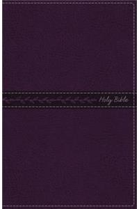 KJV, Thinline Bible, Leathersoft, Purple, Red Letter, Comfort Print
