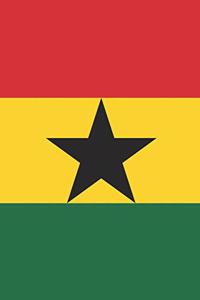 Ghana Flag Notebook - Ghanaian Flag Book - Ghana Travel Journal