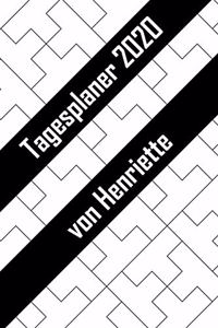 Tagesplaner 2020 von Henriette