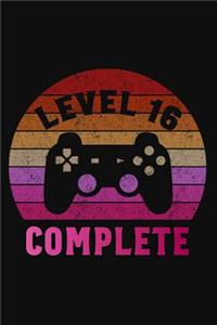 Level 16 Complete