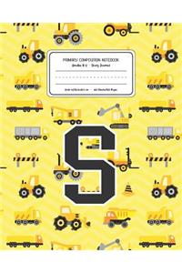 Primary Composition Notebook Grades K-2 Story Journal S