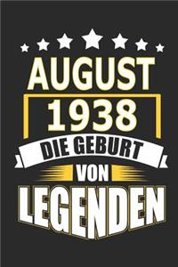 August 1938 Die Geburt von Legenden