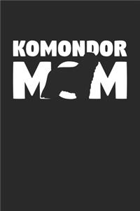 Komondor Journal - Komondor Notebook 'Komondor Mom' - Gift for Dog Lovers