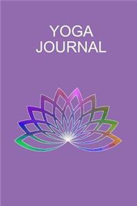 My Violet Colored Yoga Journal