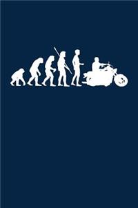 Evolution Motorradfahrer