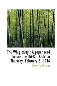 The Whig Party