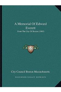 Memorial of Edward Everett