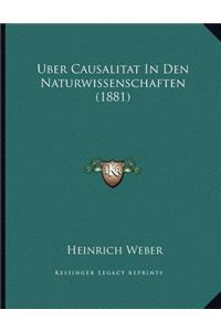 Uber Causalitat In Den Naturwissenschaften (1881)