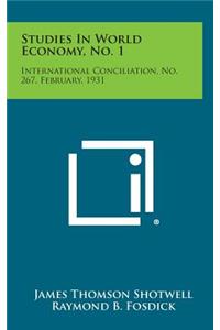 Studies in World Economy, No. 1