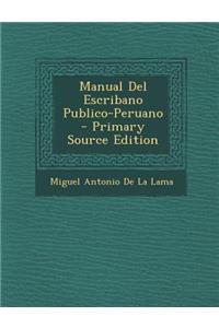 Manual del Escribano Publico-Peruano