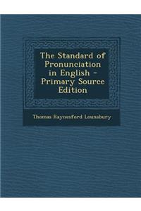 Standard of Pronunciation in English