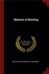 Minutes of Meeting